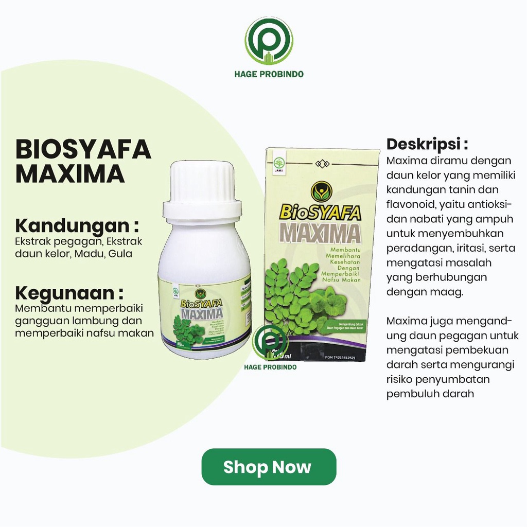 BIOSYAFA MAXIMA G18 PROBIOTIK SIKLUS