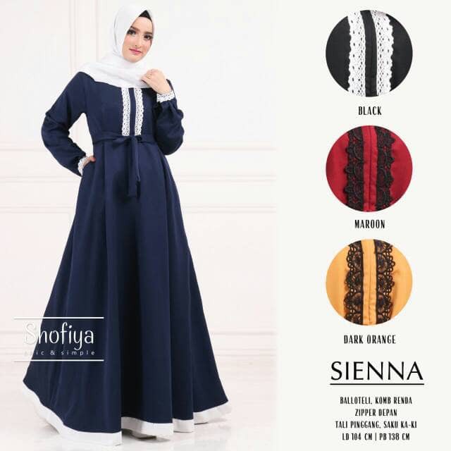 SIENA DRESS  WOLFICE  | tanah abang | tas slempang | baju kekinian | lengan panjang |