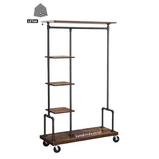 LEMARI SERBAGUNA,RAK PAKAIAN,RAK INDUSTRIAL,RAK LEMARI PAKAIAN,LEMARI KAYU,LEMARI PIPA BESI