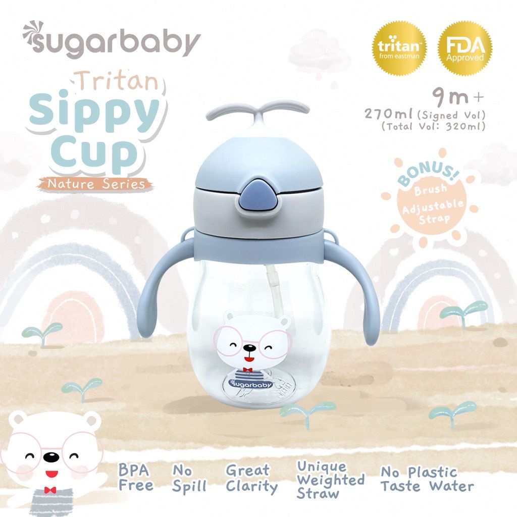 Sugar Baby Tritan Sippy Cup Nature Series - Tritan Cup - Training cup bayi