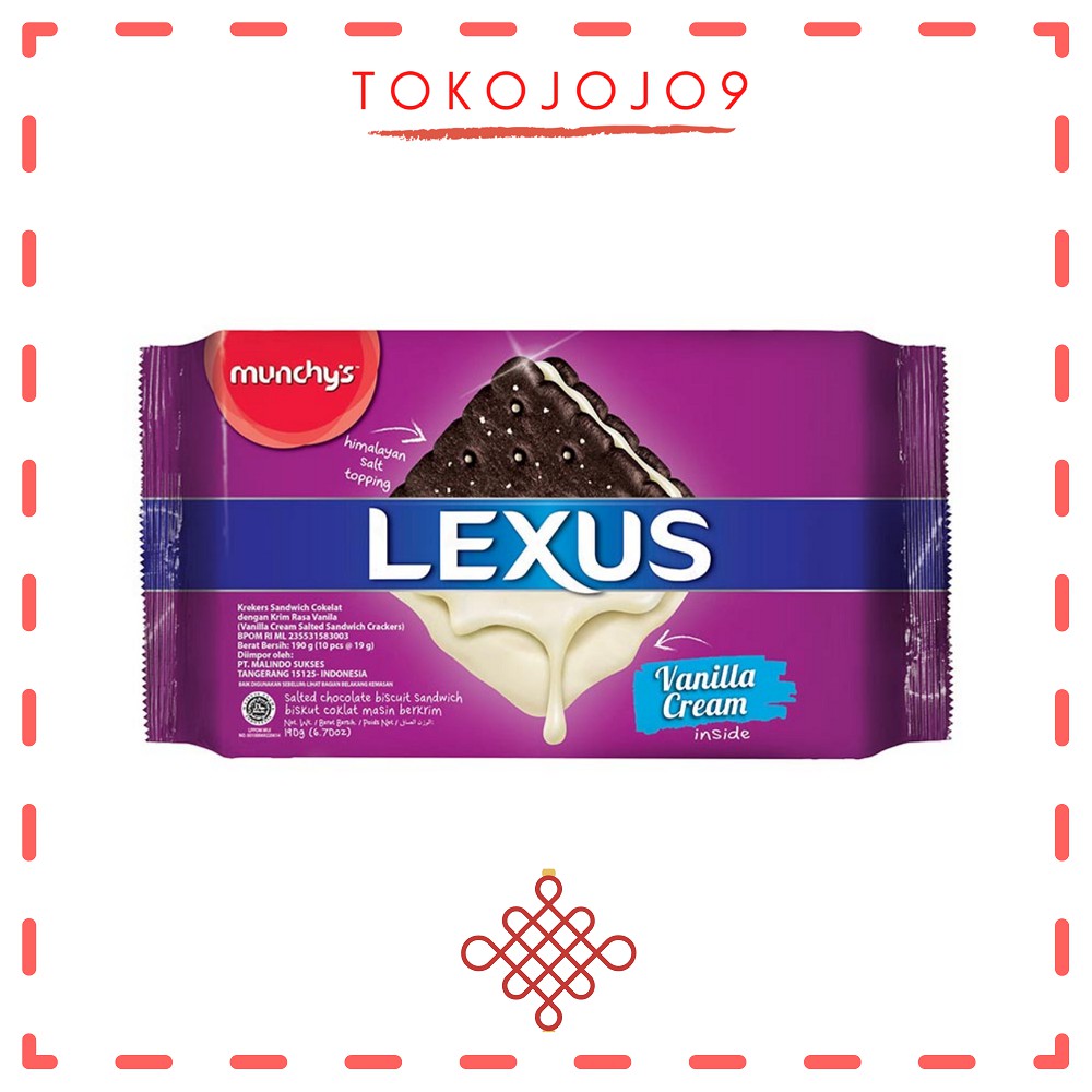 

Biskuit Munchys Lexus Vanilla Cream