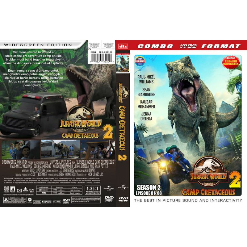 Kaset Film Kartun JURASSIC Worl:Cam Cretacous 2