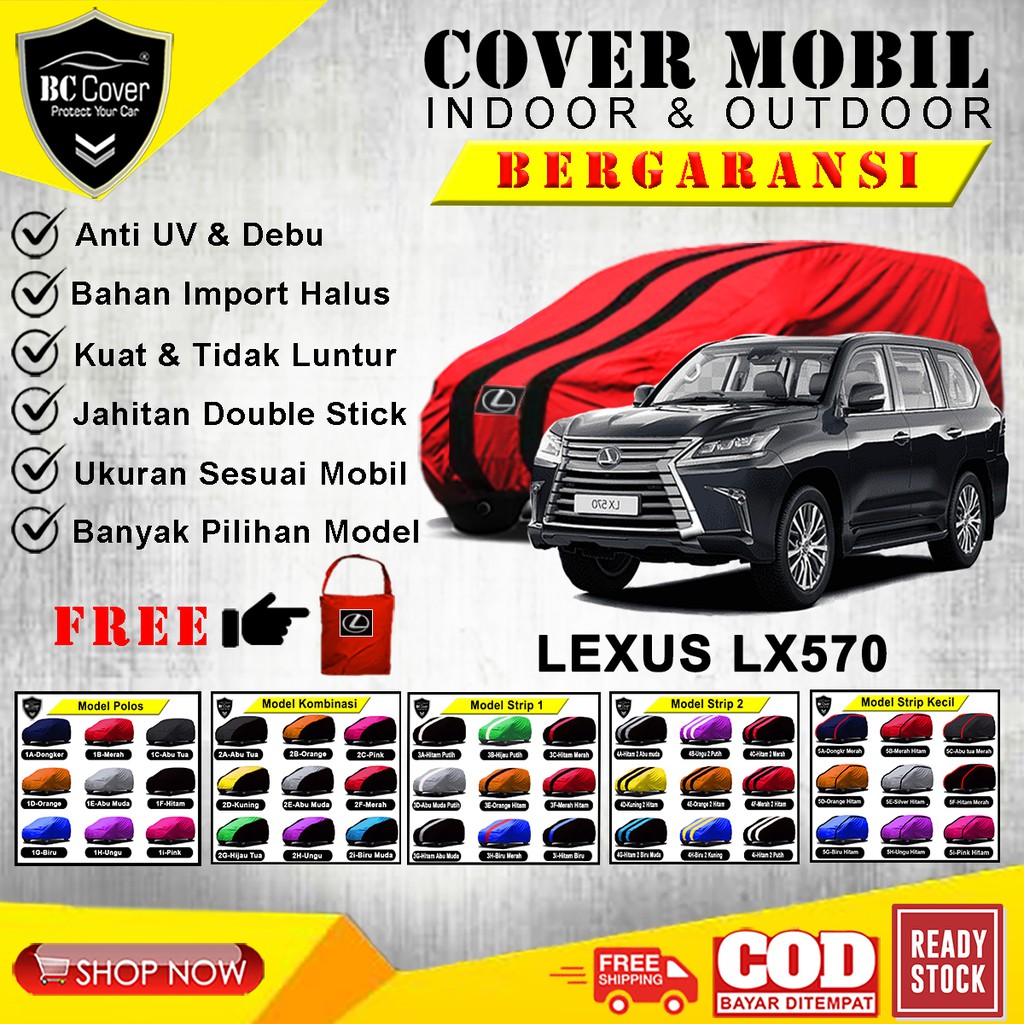 Body Cover Mobil LEXUS LX570 Sarung Mobil Lexus LX Selimut Tutup Pelindung Jas Mantol Kerudung Mantel Penutup Lexus LX-570 Outdoor