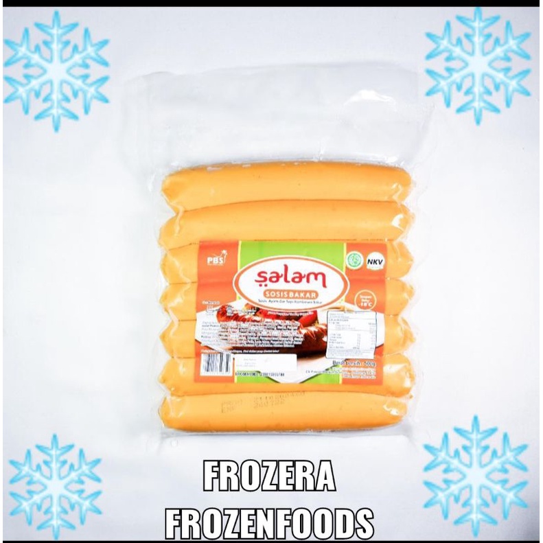 

[DIJAMIN FRESH]SALAM Sosis Bakar Jumbo isi 6 +1 / Frozenfoods Murah