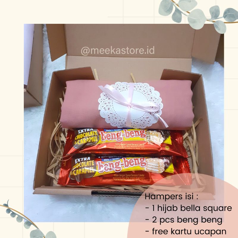 

Gift Box Hampers Hijab Hampers Bella Square (Paket sweet)