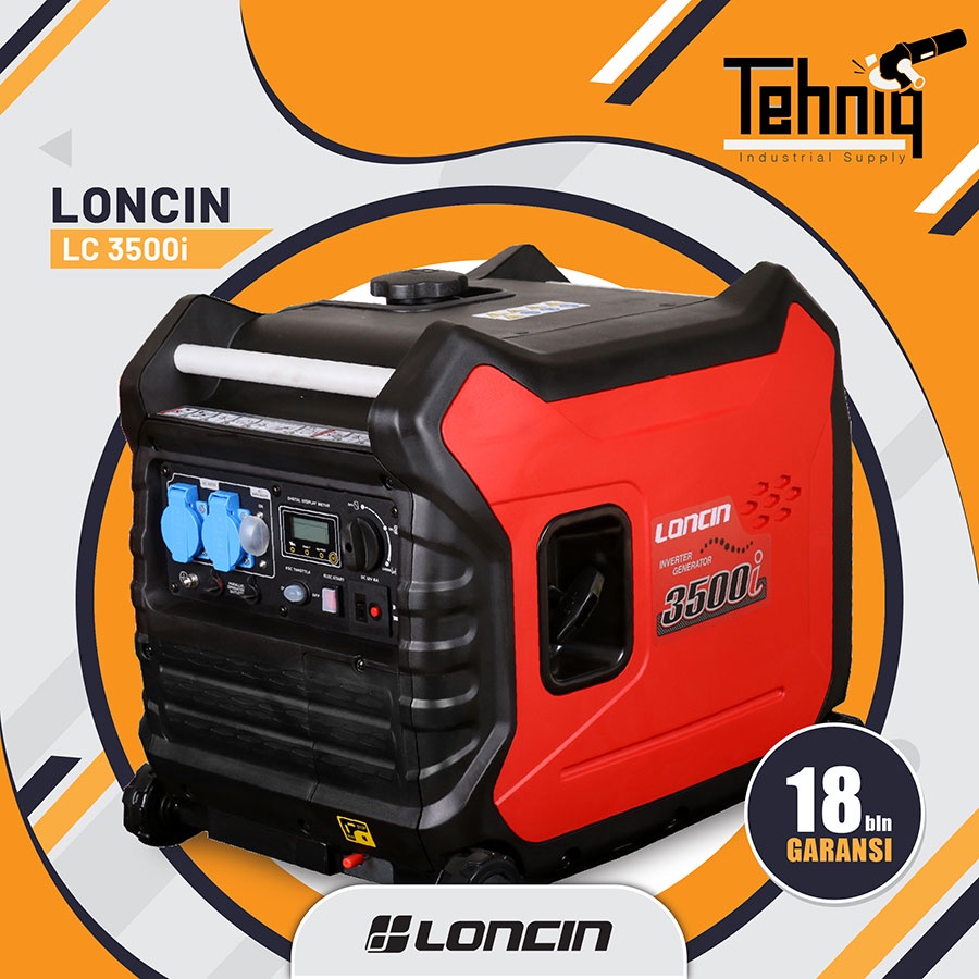 Generator Genset Listrik Portabel LONCIN LC 3500i Digital Inverter Series 3300 Watt