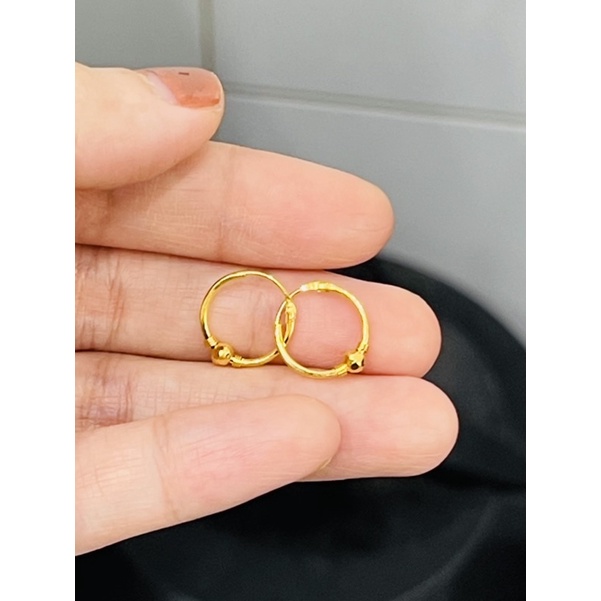 anting anak jipsi merica satu simple mewah elegant emas asli kadar 875
