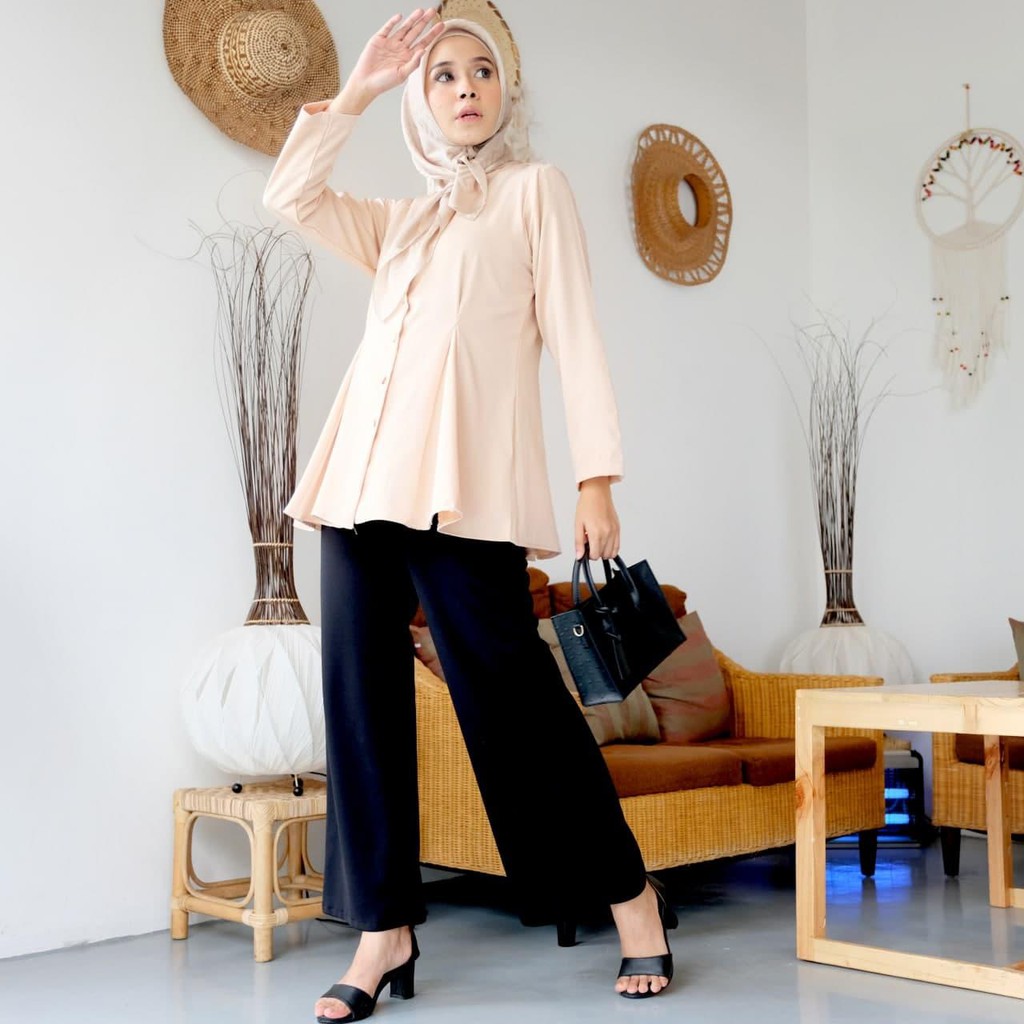 ELNARA TOP / ATASAN WANITA / PAKAIAN / BAJU KERJA