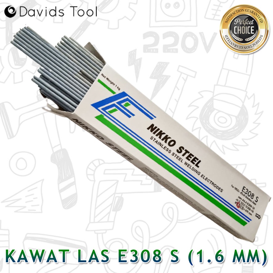 Kawat Las Stainless 1.6 mm E 308 S Nikko Steel Per Biji