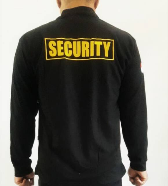 KAOS KERAH SECURITY LENGAN PANJANG LOGO WINGS XXL- KAOS SECURITY LENGAN PANJANG- POLO SECURITY