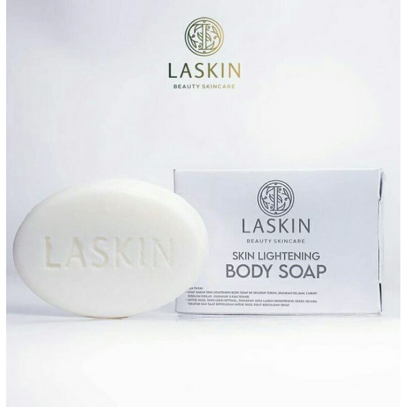 LASKIN BODY SOAP SKIN LIGHTENING (SABUN PUTIH)