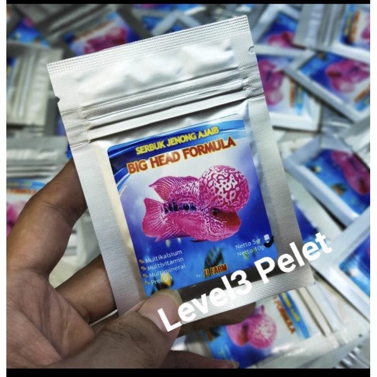 serbuk jenong ajaib ikan louhan bubuk hormon breeding multivitamin dll-10gr