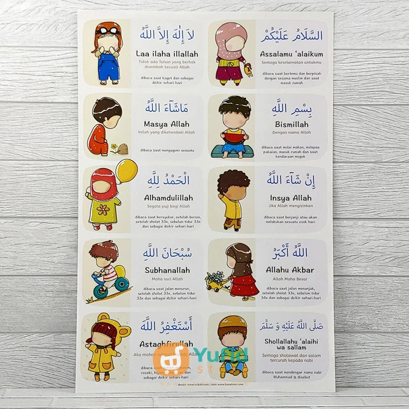 

Poster Kalimah Thoyyibah