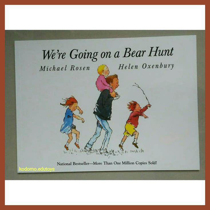 WE'RE GOING ON A BEAR HUNT,BUKU IMPORT ANAK BUKU CERITA ANAK