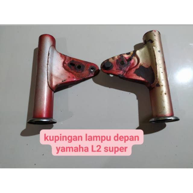 kupingan lampu depan yamaha L2 super dudukan lampu depan yamaha l2super
