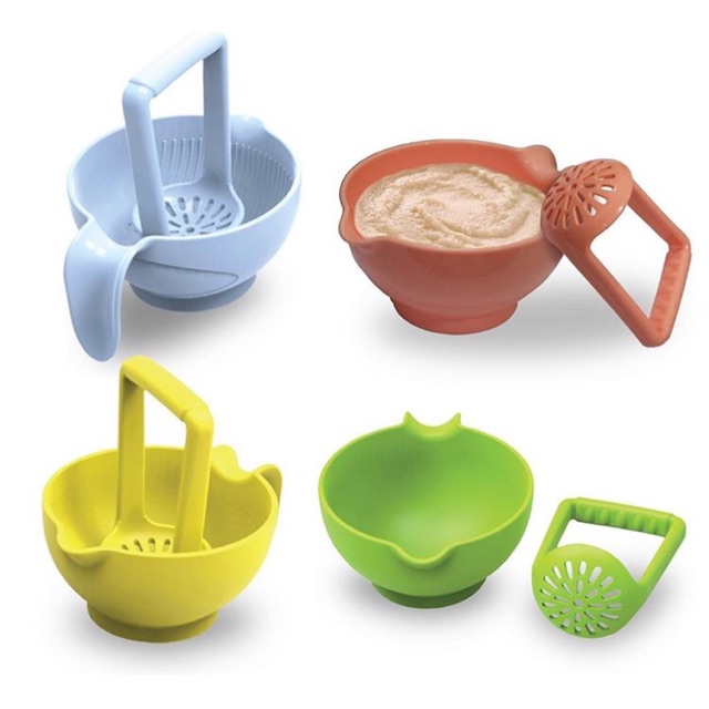 Baby safe bowl and food masher