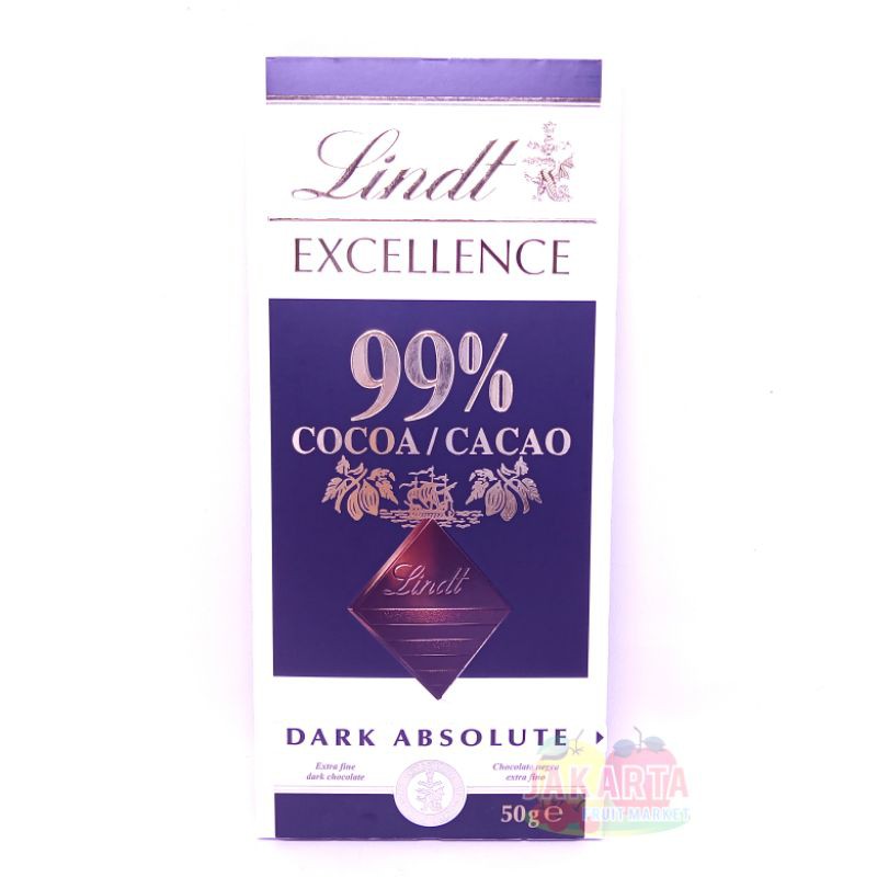

(COKELAT) LINDT EXCELLENCE DARK COCOA 99% 50G
