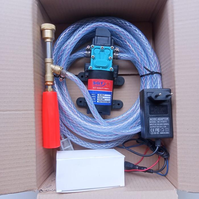 Alat Steam Pompa DC Set Mesin Cuci AC Motor Mobil Steam Power Sprayer
