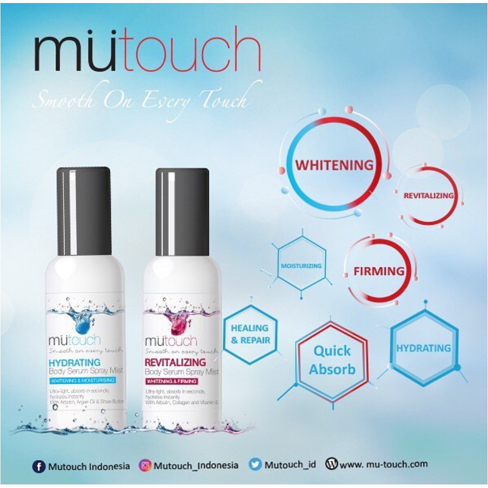 MUTOUCH  REVITALIZING BODY SERUM SPRAY - 95ML