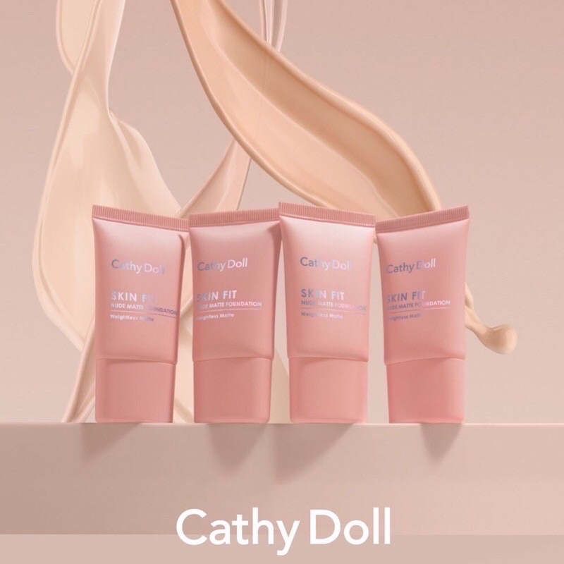 CATHY DOLL SKIN FIT NUDE FOUNDATION TUBE 15ml