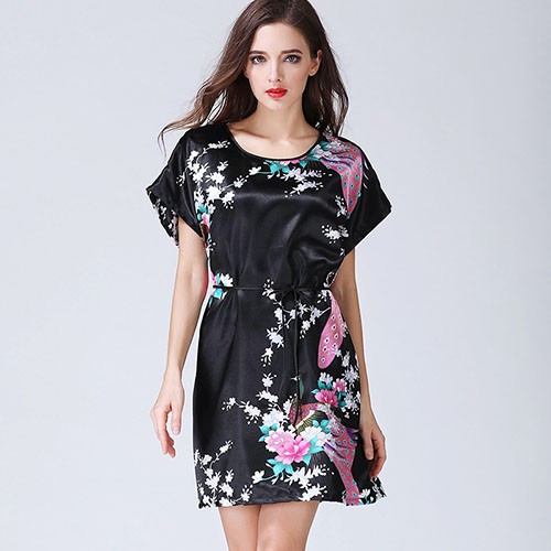 Baju Tidur Satin Sleepwear Wanita Lingerie Nightdress A167