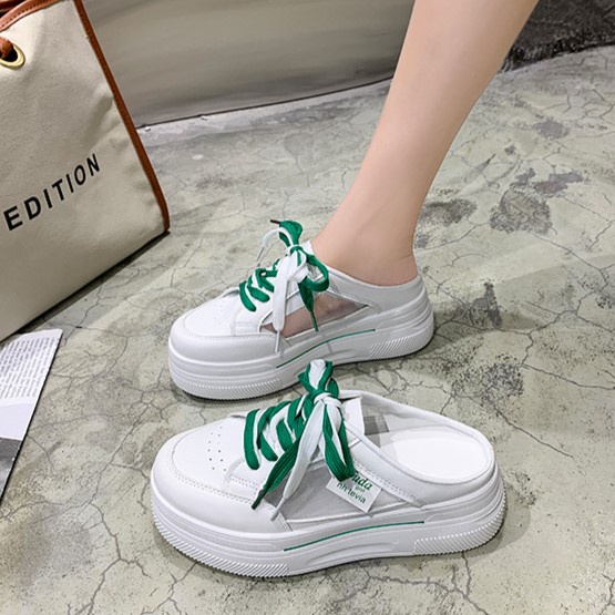 Sepatu Sandal Perempuan Putih Import Cantik Sepatu Sendal Cewek Korea Trendy SD-097