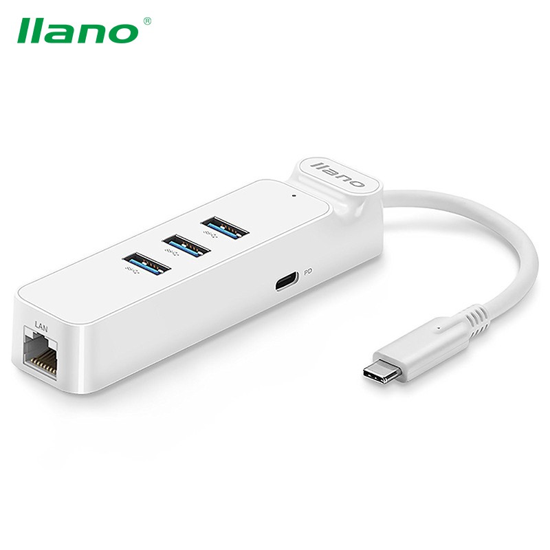 

llano Adapter Converter USB Type-C to RJ45 3 Port
