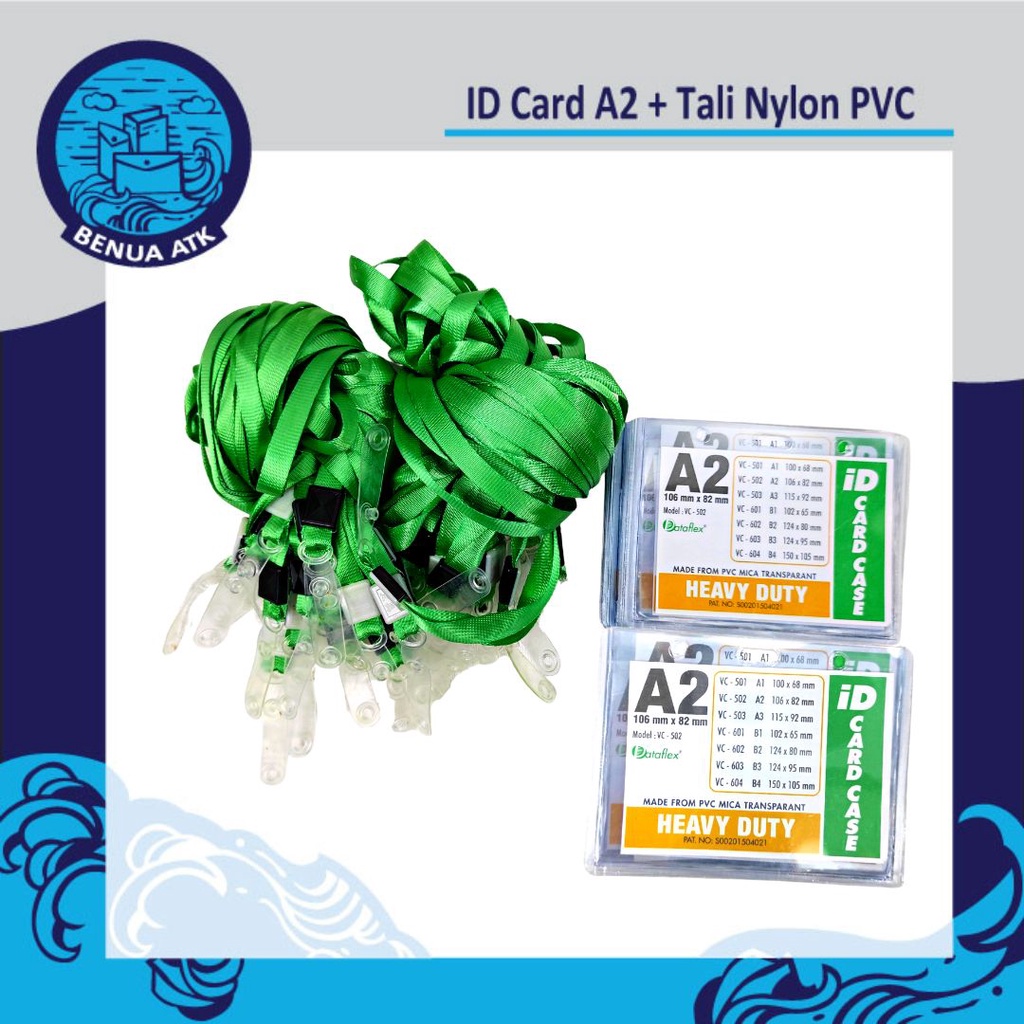 

Bundling ID Card A2 + Tali ID Nylon Soft PVC Dataflex [NYLKSFP]