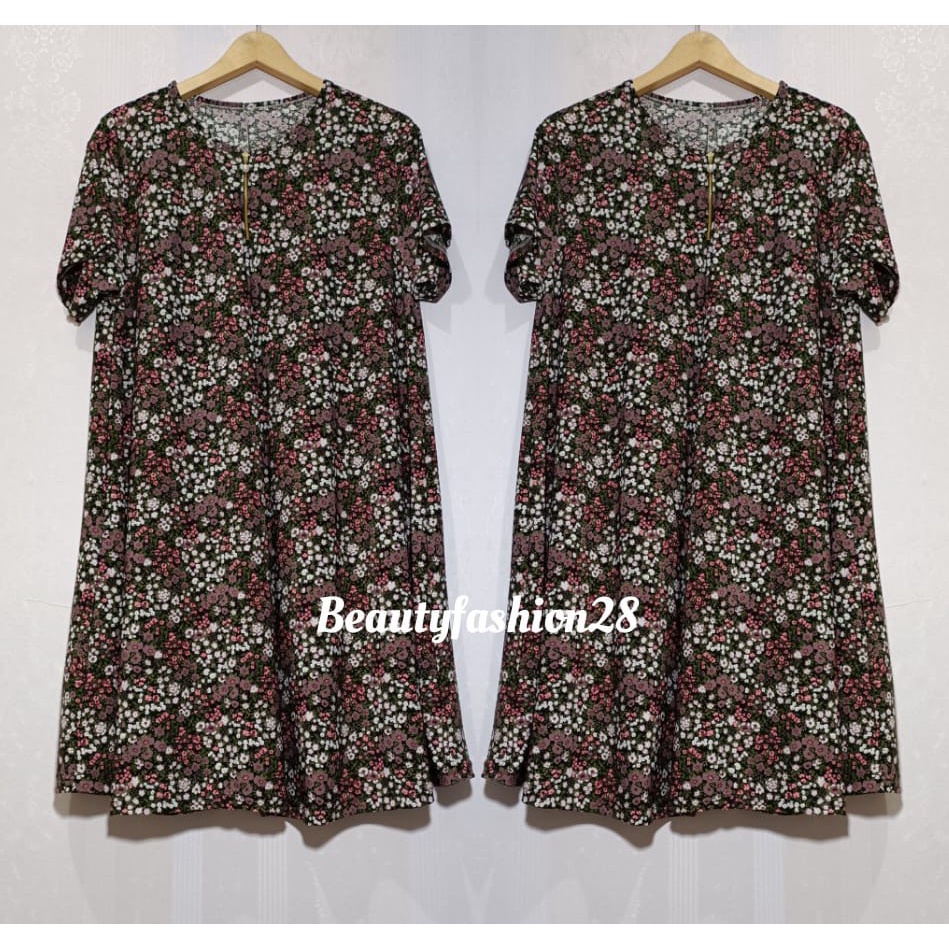 Daster Liyra jersi  korea super jumbo murah  ld 120-160