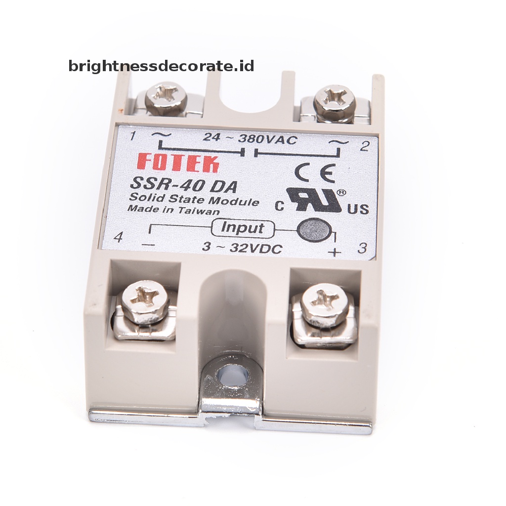 [birth] Industrial Solid State Relay SSR 40A with Protective Flag SSR-40DA 40A DC control AC [ID]