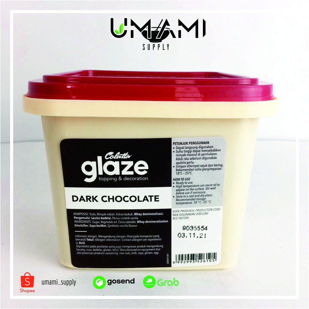 

Collata - Glaze Dark Chocolate - Repack 250gr