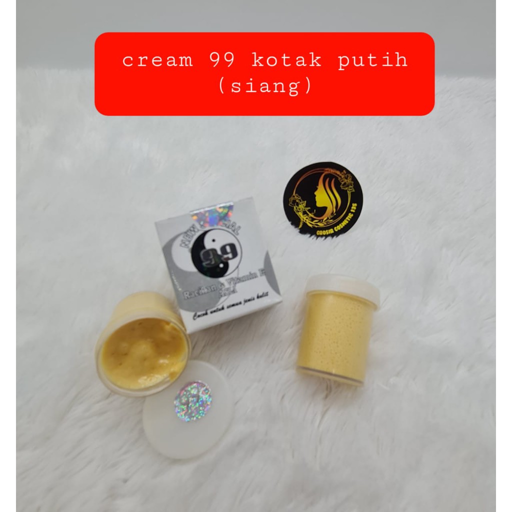 Cream 99 Kotak Hitam / Putih