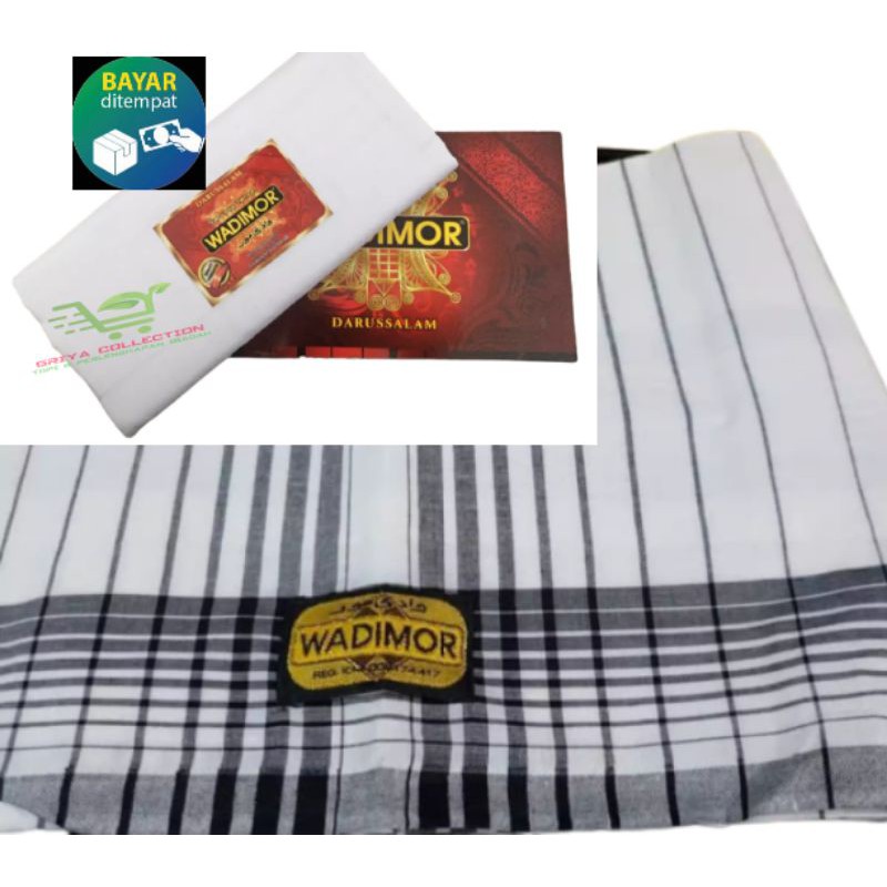 Sarung Wadimor Putih Sarung Tenun Wadimor Wadimor Putih polos Sarung Polos Putih Wadimor Sarung Pria
