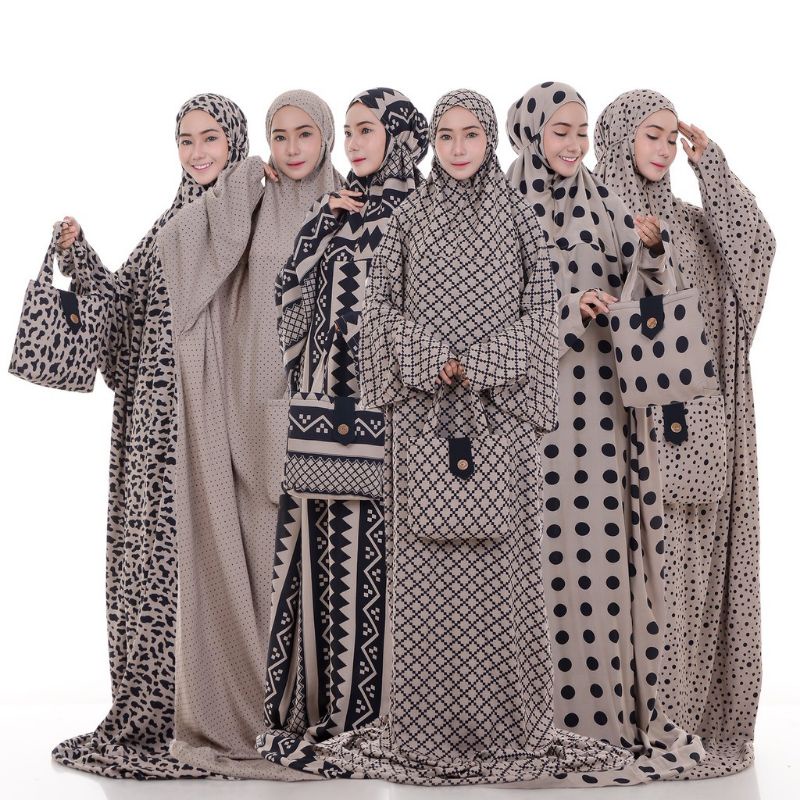 Mukena Terusan Hadramaut Milo 1