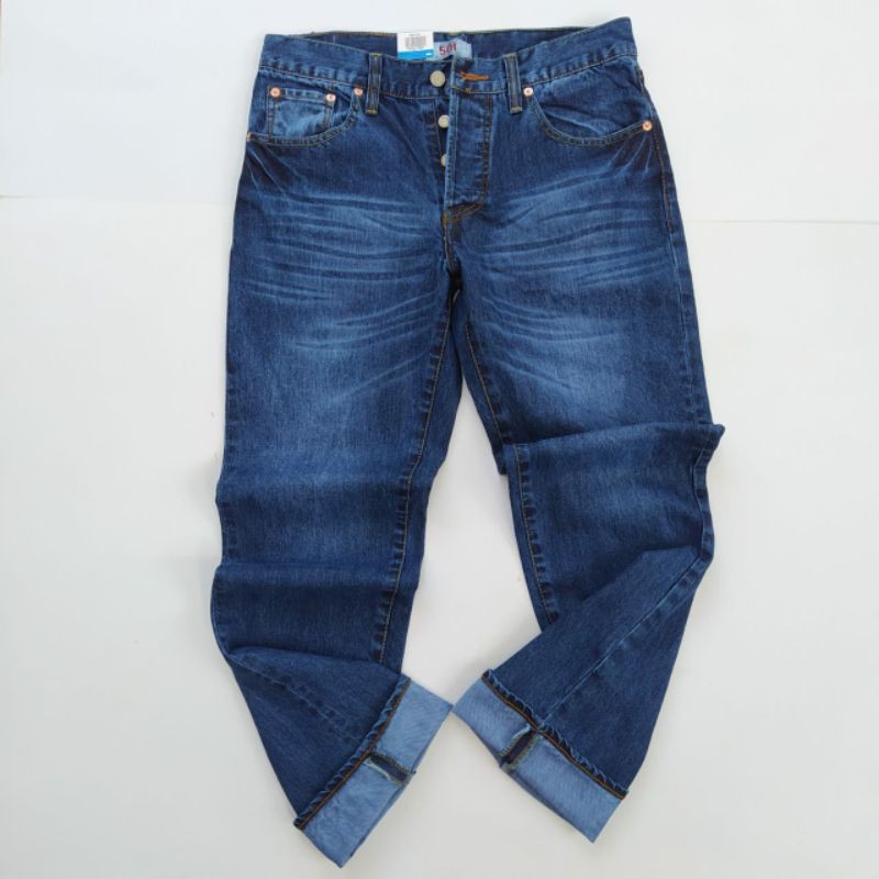 Celana Jeans Panjang Pria Standar Regular Fit Levis 501 Import Japan Size 28 Sampai 34 Celana Levis