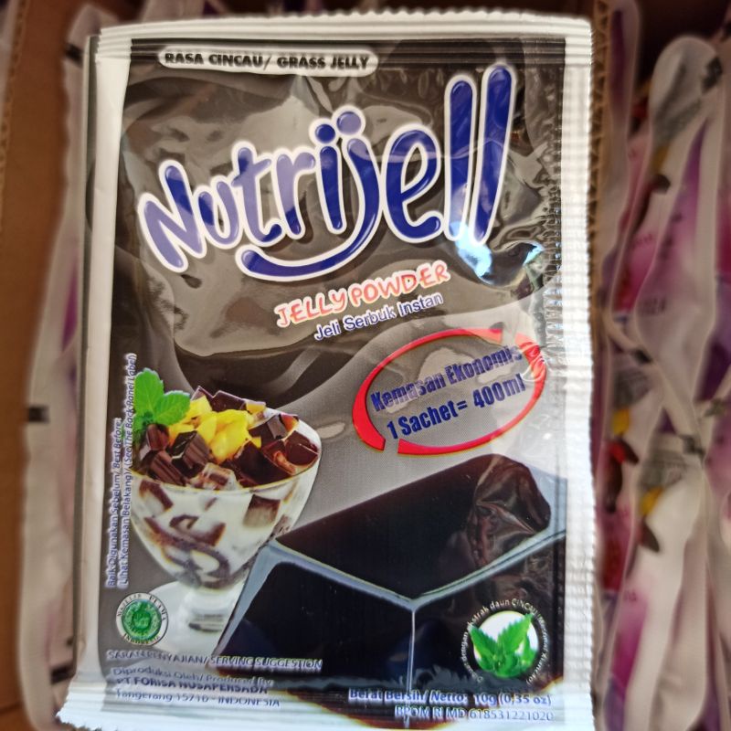 

Nutrijell Jelly Powder Serbuk Instan Rasa Cincau 10 Gr