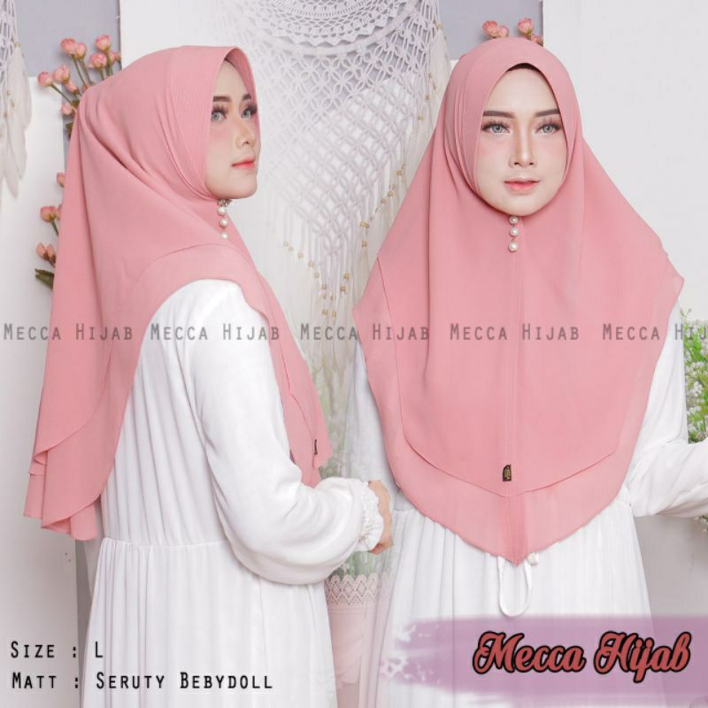 Hijab Khimar L Lancip Instan Jilbab Instant