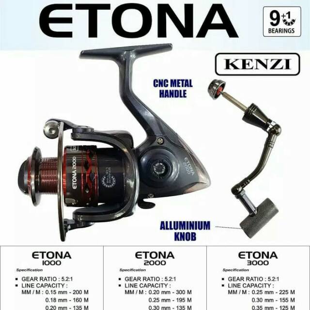RELL KENZI ETONA 3000.RELL KENZI ETONA.RELL KENZI.RELL PANCING KENZI.RELL.ALAT MEMANCING.