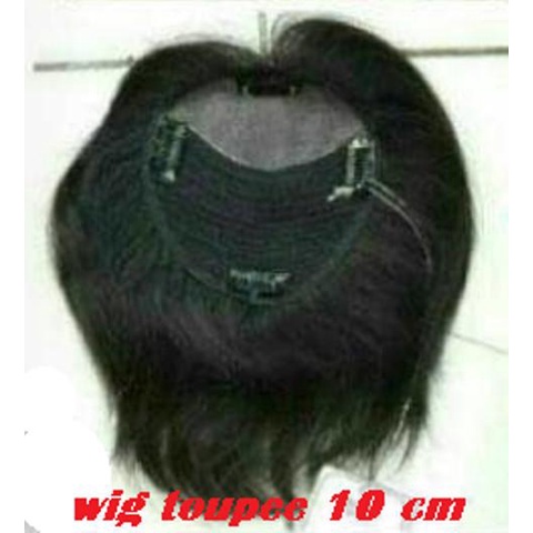 Wig Toupee / Wig Rambut Asli Penutup Kepala Botak