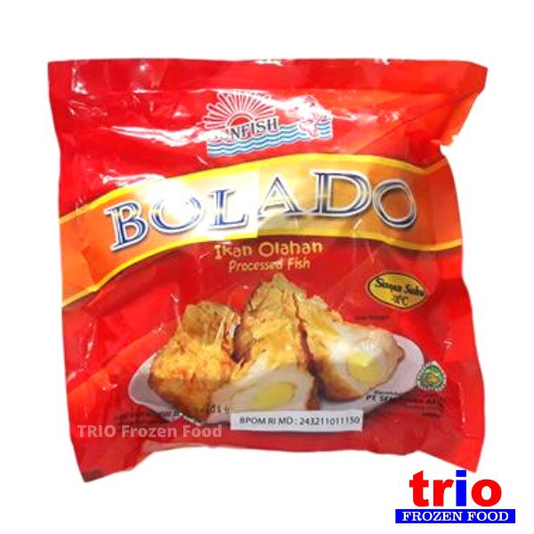 Sunfish Bolado / Bola Ikan Isi Telur / Telor Puyuh 280gr