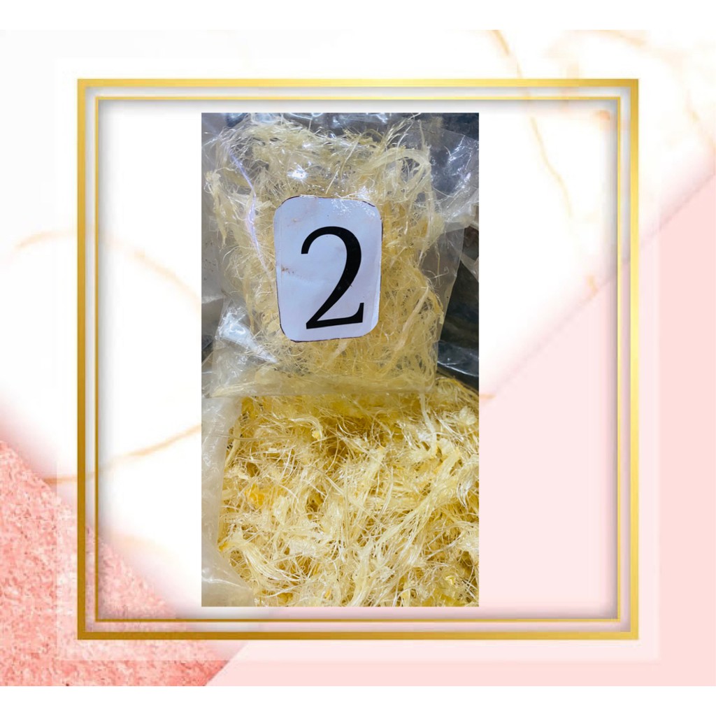 

Hisit He Sit / Sirip Ikan Hiu Kering No.2 SUPER QUALITY - 100 Gram