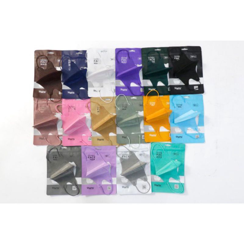 Masker Duckbill warna Shumu isi 10pcs