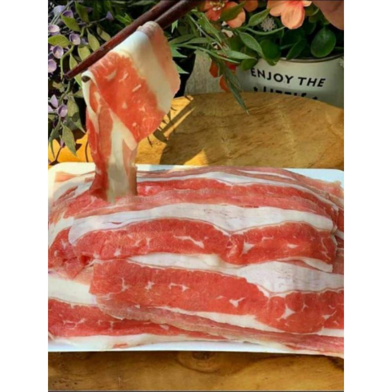 

sliced beef fat 500gr