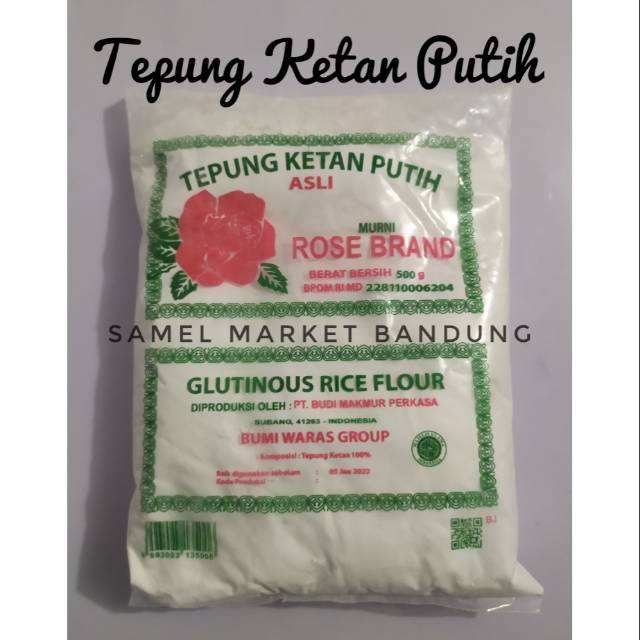 

Tepung Ketan Putih Rose Brand