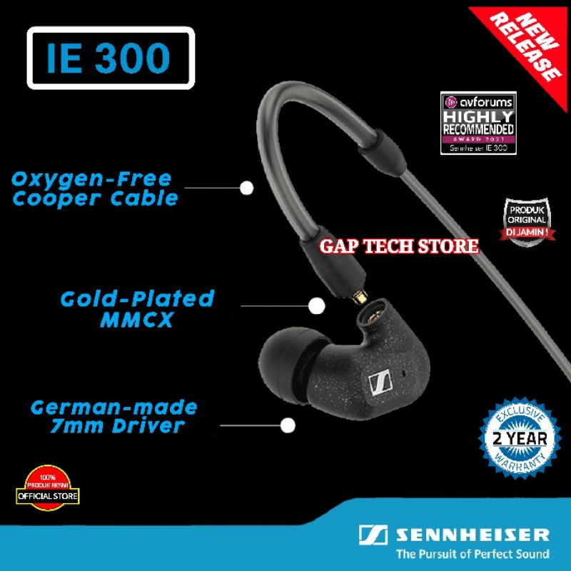 Sennheiser IE 300 , IE300 High-End In-Ear Earphones Original