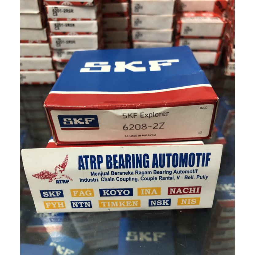 BALL BEARING 6208 2Z 6208 ZZ SKF ORIGINAL