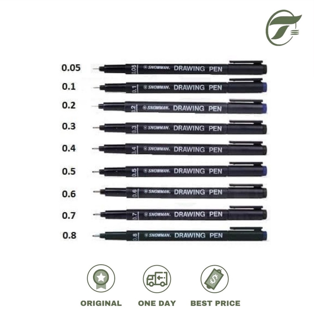 

DRAWING PEN FT700 SNOWMAN BLACK