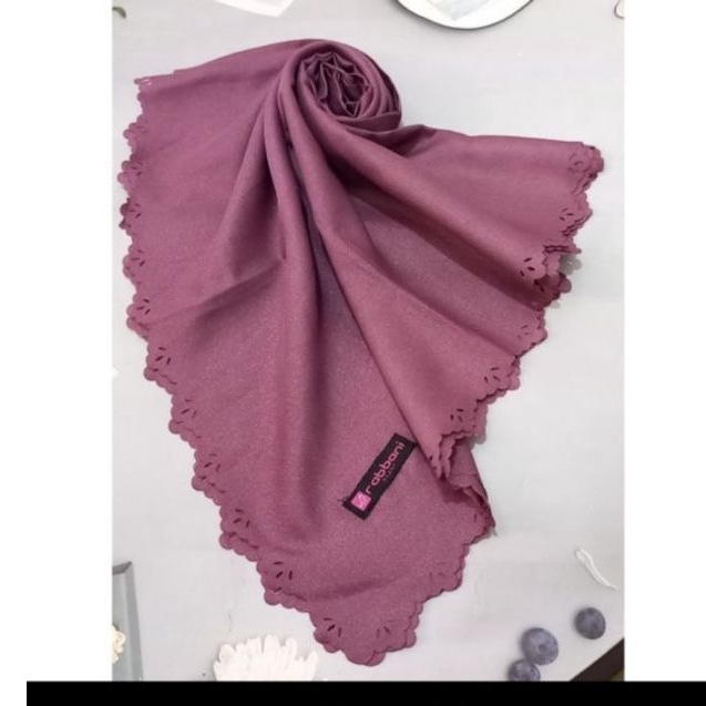 HIJAB IDA ROYANI POLOS RAWIS, RABBANI POLOS GLAMOUR GLITTER