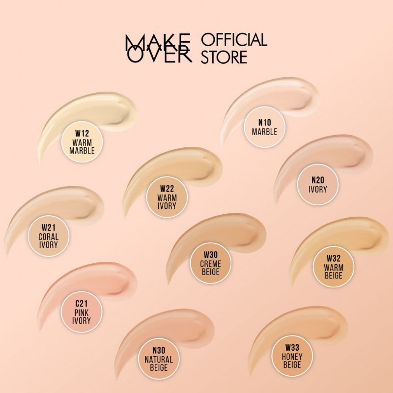 Make Over Powerstay Weightless Liquid Foundation 33ML