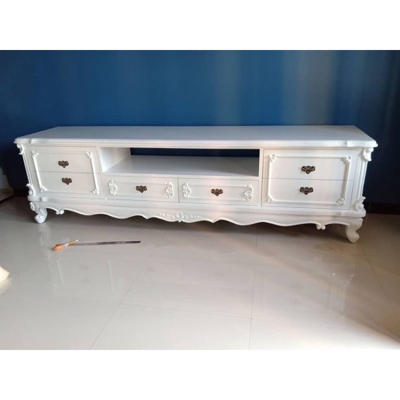 Bufet Tv Duco Minimalis Modern / Bufet Tv Ukir Modern